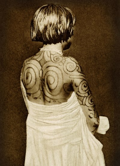 Tattooed Chamacoco Woman by American Photographer